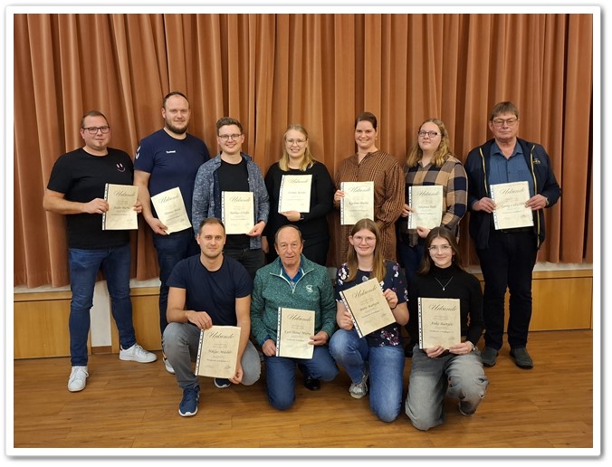 Mitglieder mit den wenigsten Fehlzeiten bei Auftritten