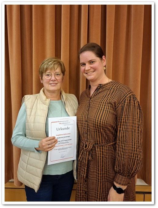 Ehrung 40 Jahre Mitgliedschaft